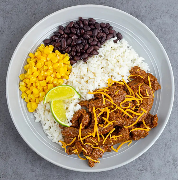 Steak Burrito Bowlby MyProMeals.com