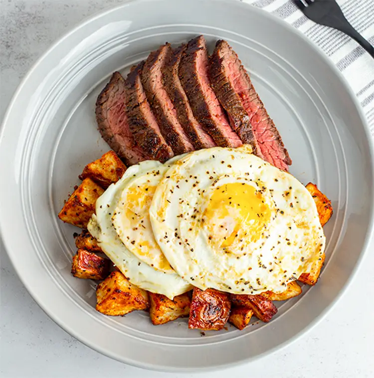 Steak and Eggs  | High Protein Menu