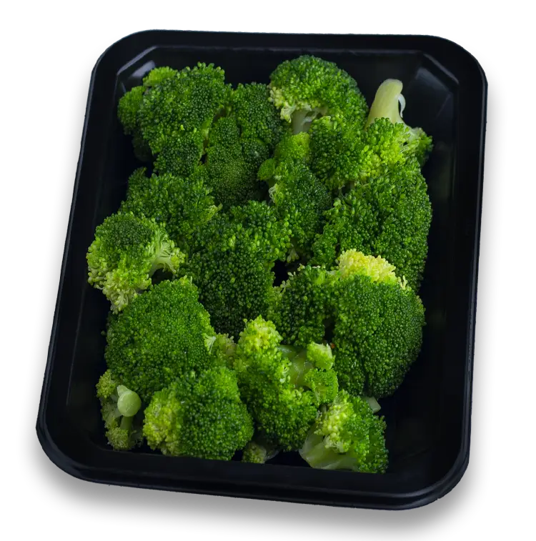 3 cups Steamed Broccoli | Low Calorie Menu