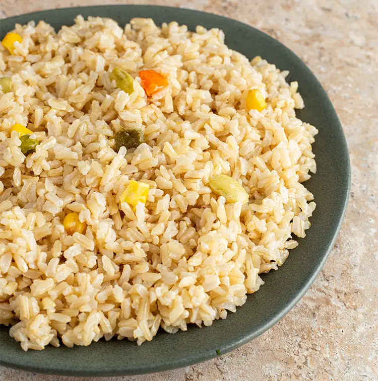 3 cups Steamed Brown Rice  | Low Calorie Menu
