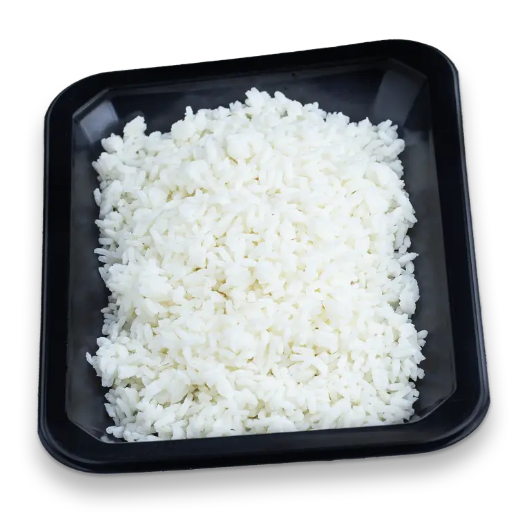 3 cups Steamed White Rice | Low Calorie Menu