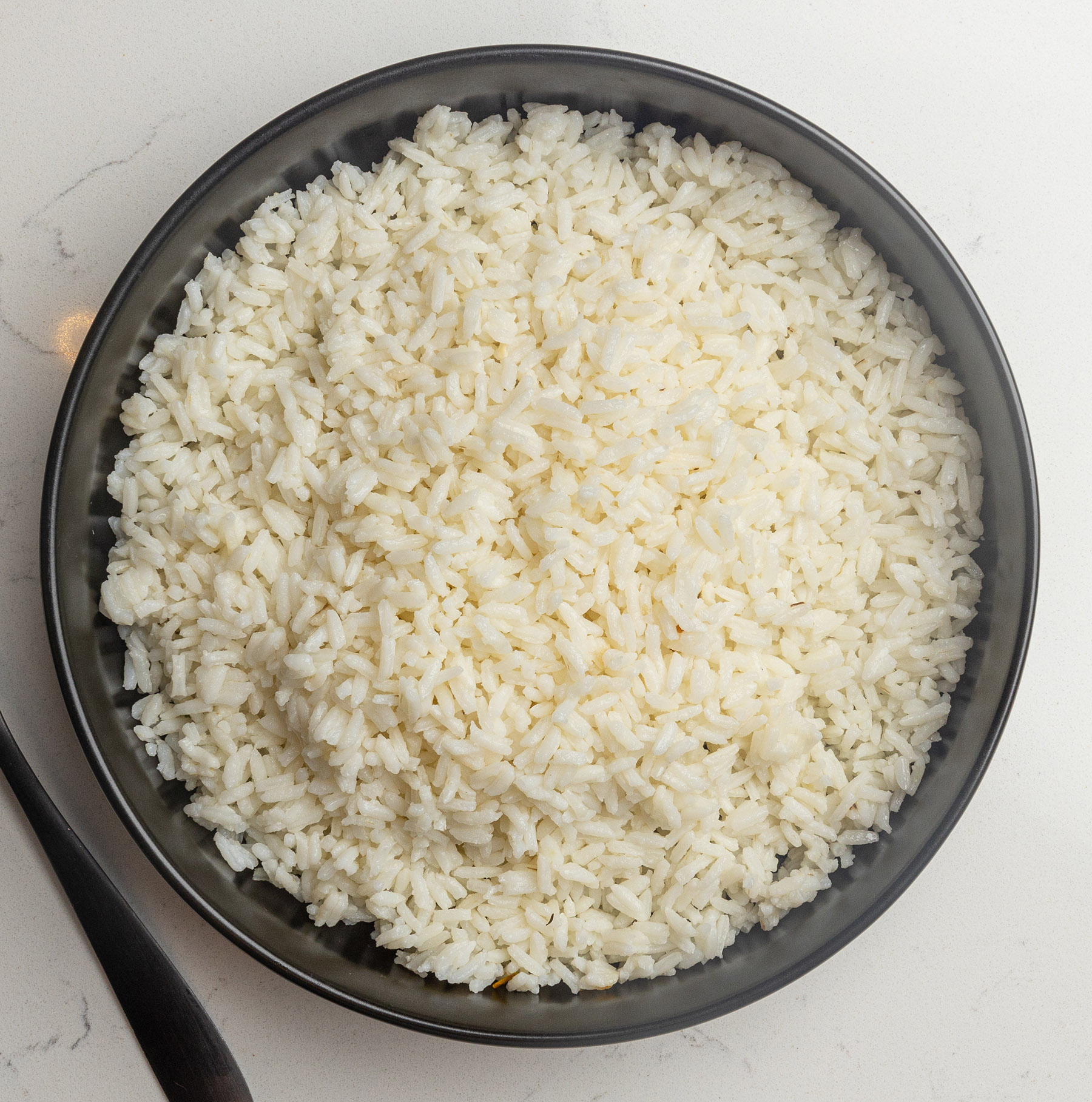 Steamed White Rice  | Low Calorie Menu