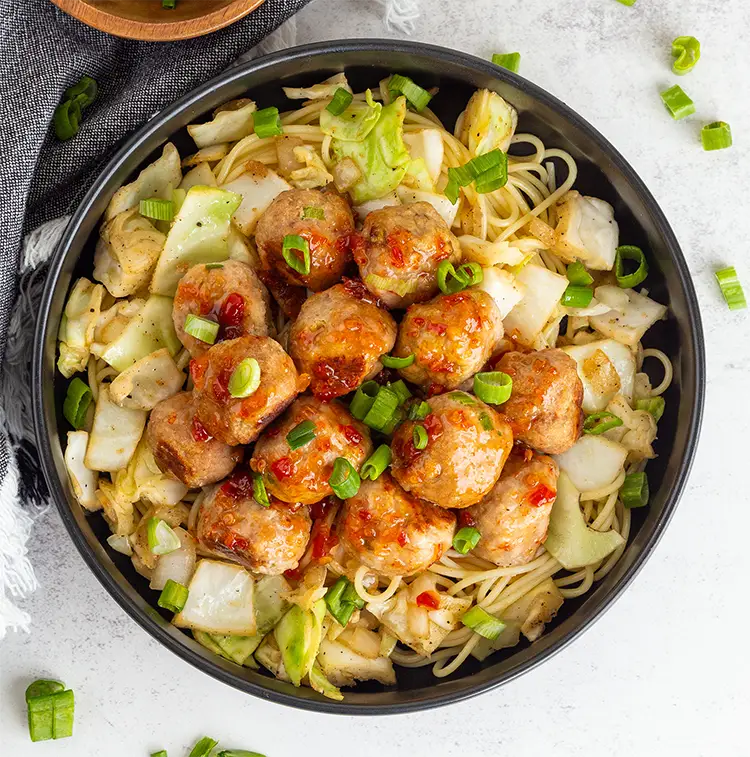 Sweet Chili Turkey Meatballsby MyProMeals.com
