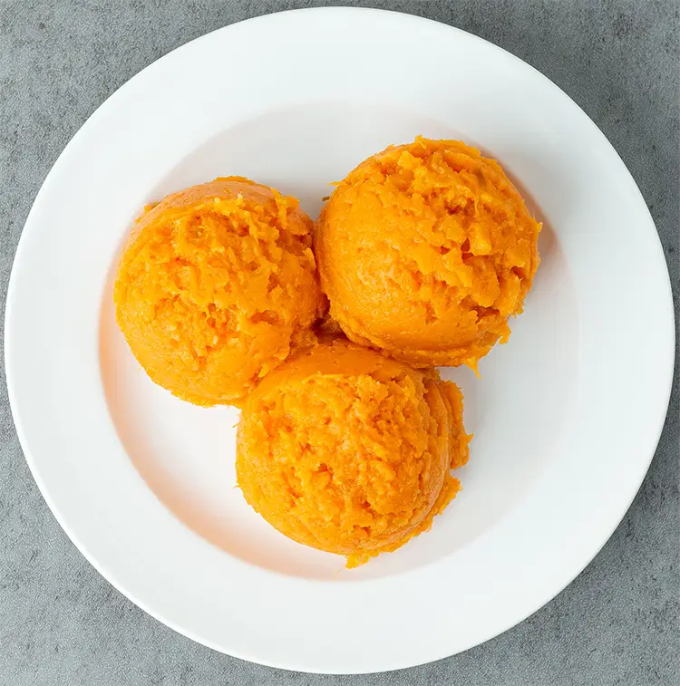 16oz Sweet Potato Mash | Low Calorie Menu