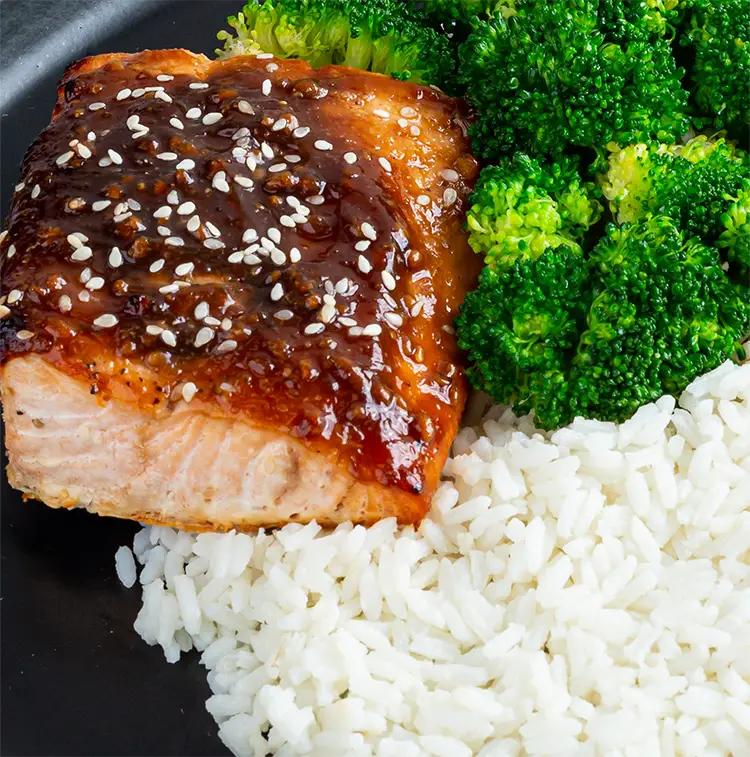 Teriyaki Glazed Salmon | ProMeals Menu