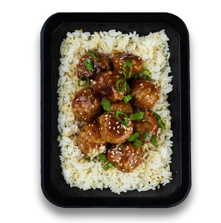 Teriyaki Meatballs | ProMeals Menu