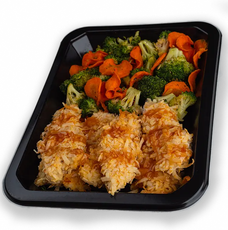 Baked Coconut Chicken Strips | ProMeals Menu