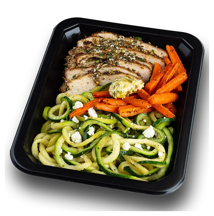Zaatar Chicken & Carrot Feta Fusion | ProMeals Menu