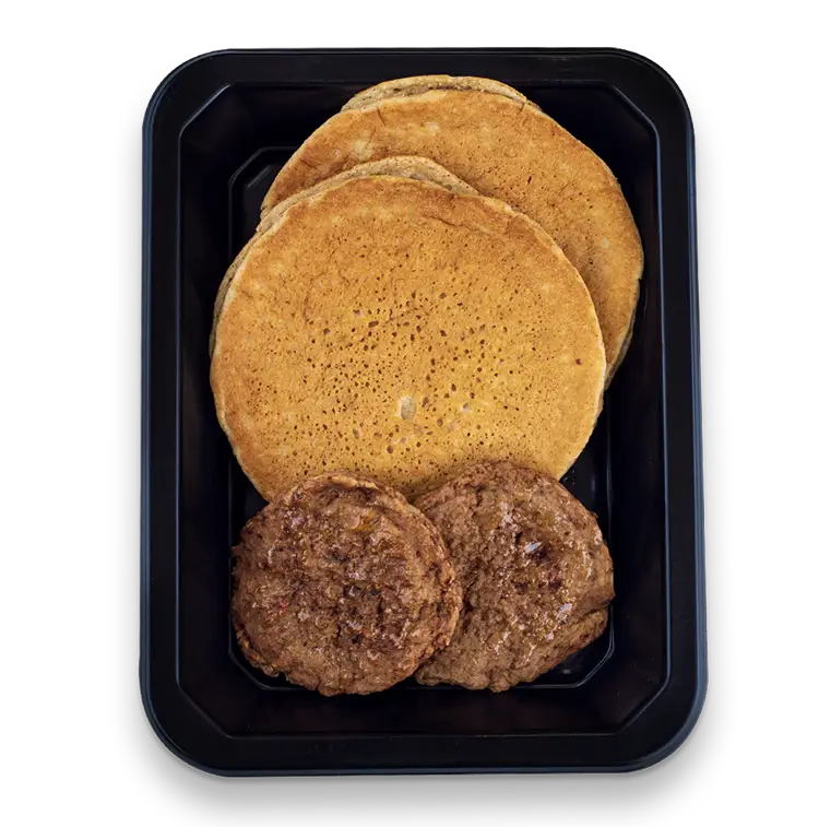 Cinnamon Pancakes & Turkey Sausage | ProMeals Menu