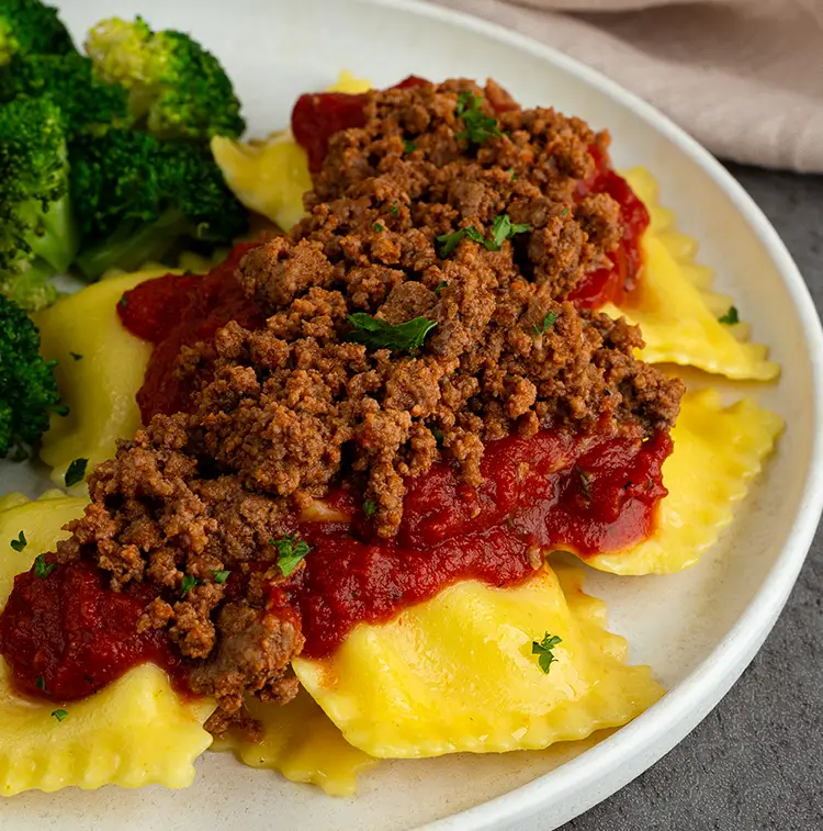 Cheese Stuffed Ravioli | ProMeals Menu