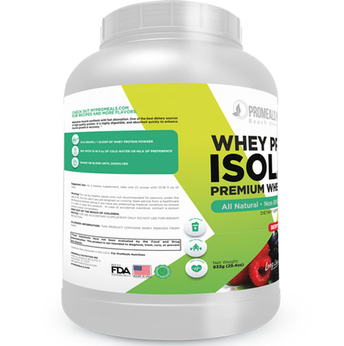 Berry Whey Protein Isolate by Promeals Nutrition