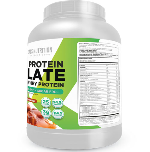 Caramel Whey Protein Isolate by Promeals Nutrition
